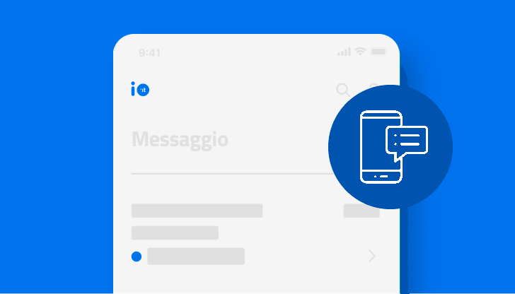 Immagine: Servizi e messaggi in app IO